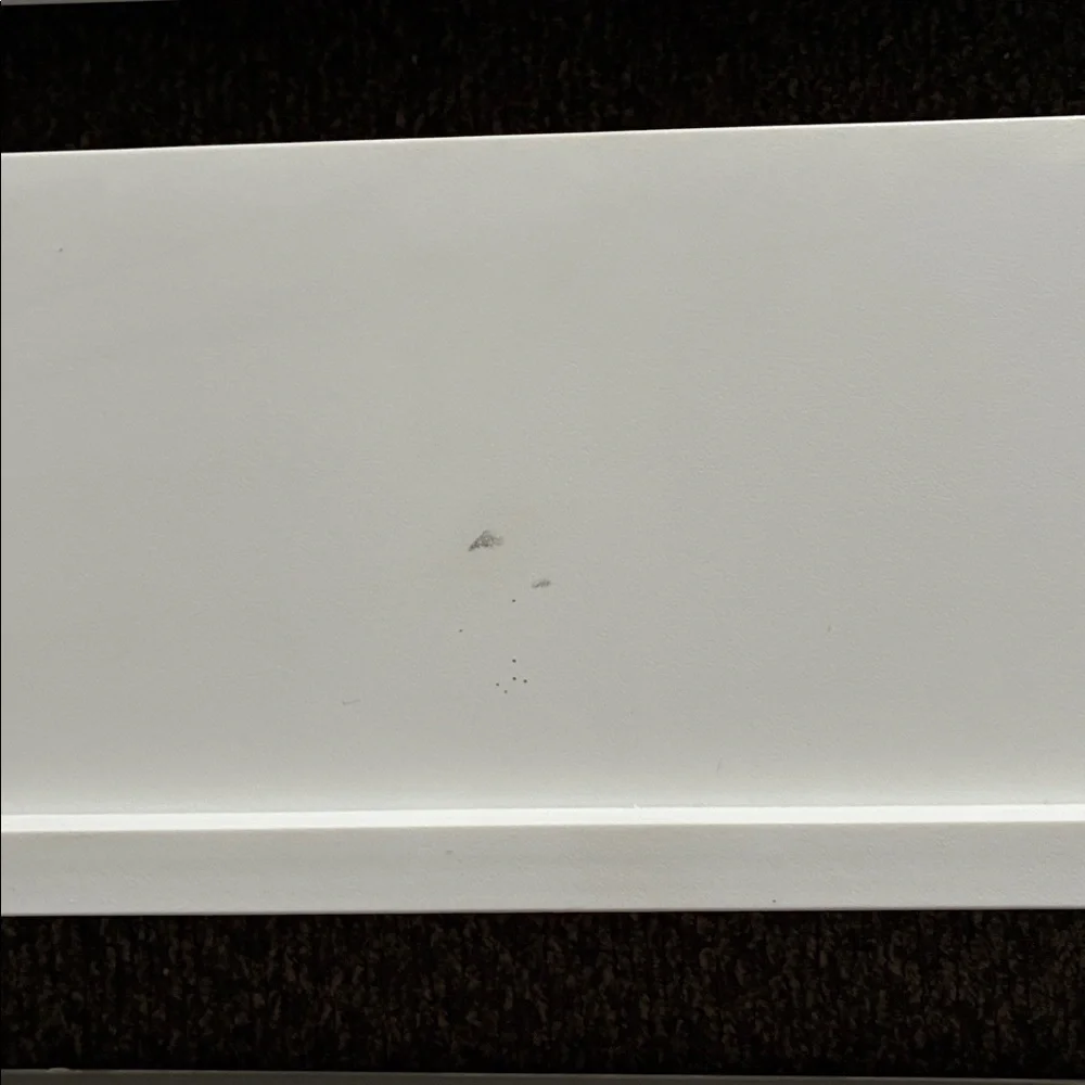 Set of 3 Mainstays White Decorative Floating Shelves (NIB, Minor Flaw on One)